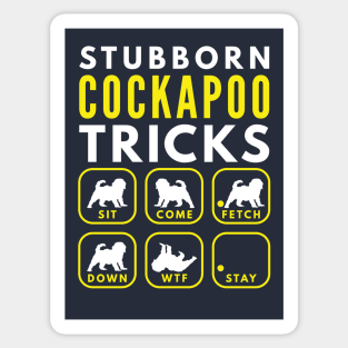 Stubborn Cockapoo Tricks - Dog Training Sticker